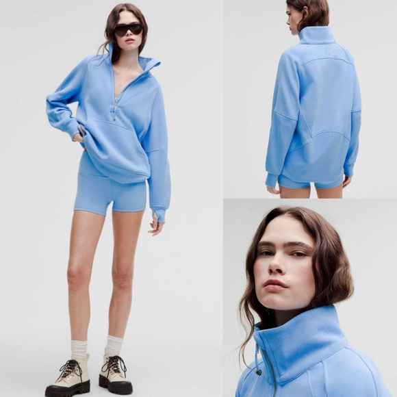 Lululemon Scuba Oversized Funnel-Neck Half Zip *Long
Aero Blue! NWT - Picture 1 of 1
